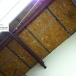 Gypsum roof deck from underneath - example
